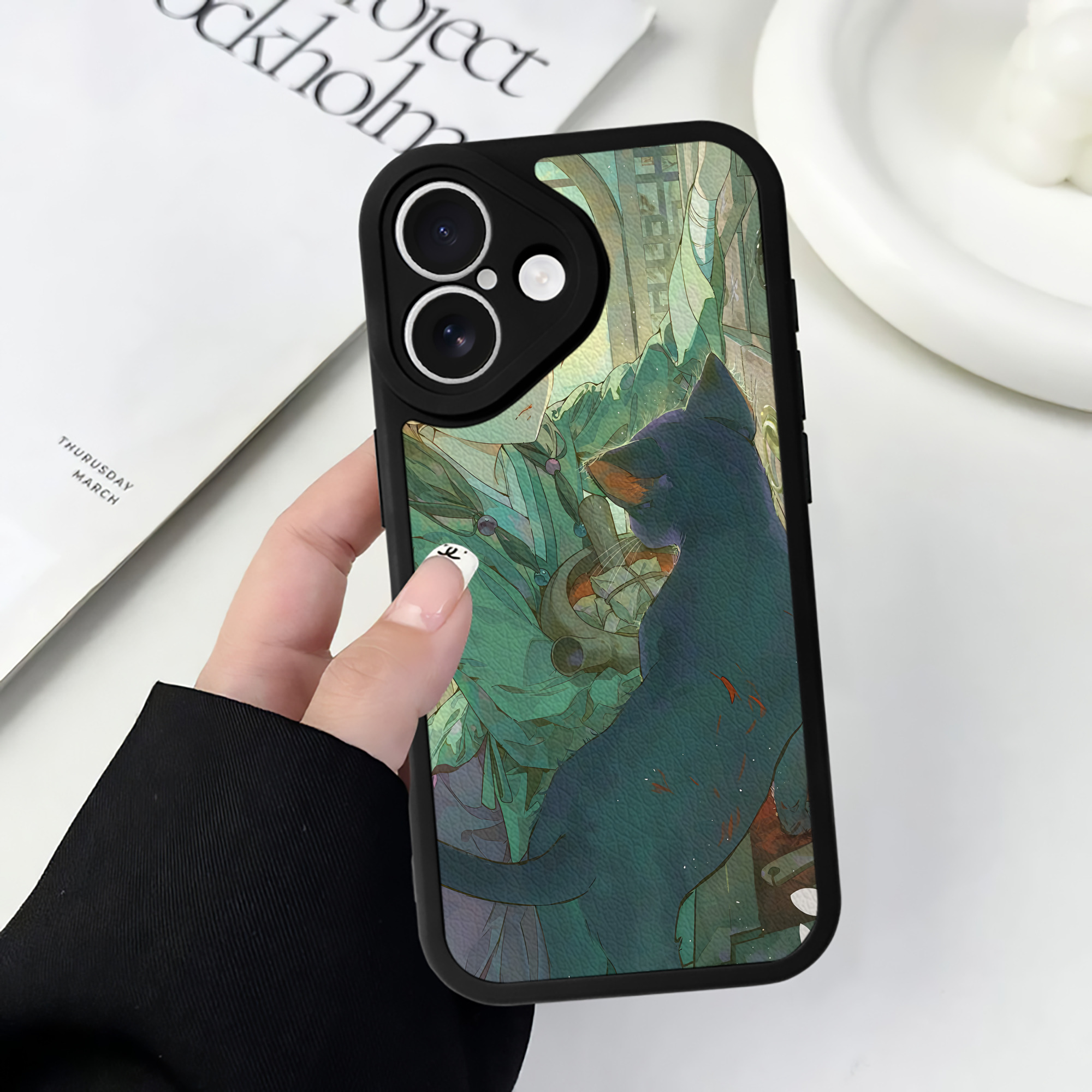 薬屋のひとりごと The Apothecary Diaries 【iPhone 16シリーズ対応】シリコンスマホケース（レザー調） 材質：シリコン